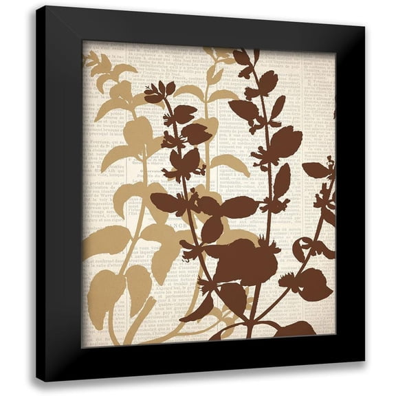 Allen, Kimberly 12x14 Black Modern Framed Museum Art Print Titled - Newspaper 2