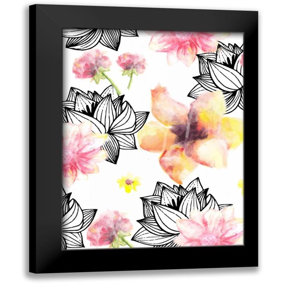 Allen, Kimberly 12x14 Black Modern Framed Museum Art Print Titled - Springtime