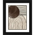 thumbnail image 1 of Allen, Kimberly 12x14 Black Ornate Wood Framed with Double Matting Museum Art Print Titled - Brown Black Textured, 1 of 4