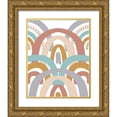 thumbnail image 1 of Allen, Kimberly 12x14 Gold Ornate Wood Framed with Double Matting Museum Art Print Titled - Follow the Rainbow 1, 1 of 4