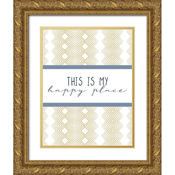 Allen, Kimberly 12x14 Gold Ornate Wood Framed with Double Matting Museum Art Print Titled - This Is