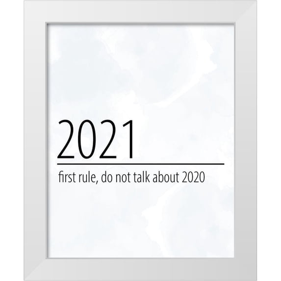 Allen, Kimberly 12x14 White Modern Wood Framed Museum Art Print Titled - First Rule