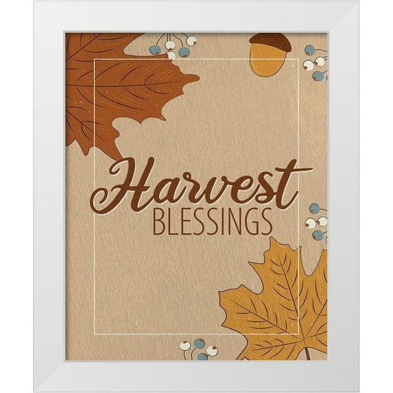 Allen, Kimberly 12x14 White Modern Wood Framed Museum Art Print Titled - Gather the Harvest 3