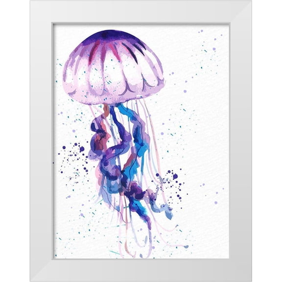 Allen, Kimberly 12x14 White Modern Wood Framed Museum Art Print Titled - Jelly Jelly 2