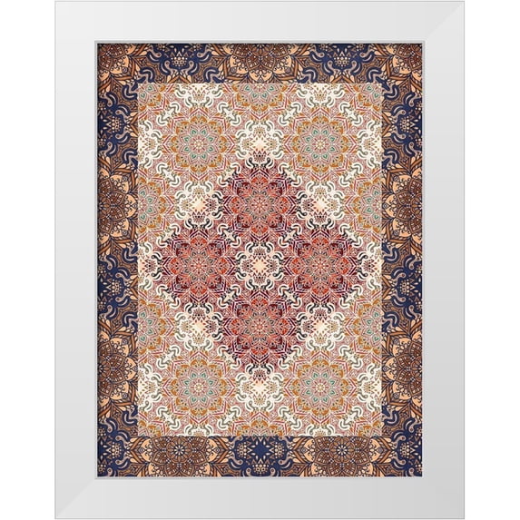 Allen, Kimberly 12x14 White Modern Wood Framed Museum Art Print Titled - Moroccan 3