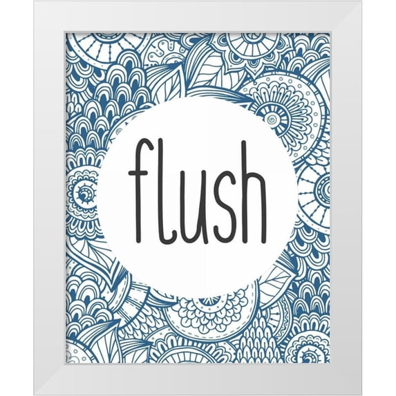 Allen, Kimberly 12x14 White Modern Wood Framed Museum Art Print Titled - Wash 3