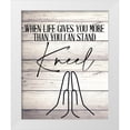 thumbnail image 1 of Allen, Kimberly 12x14 White Modern Wood Framed Museum Art Print Titled - When Life, 1 of 4