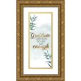 thumbnail image 1 of Allen, Kimberly 12x24 Gold Ornate Wood Framed with Double Matting Museum Art Print Titled - Gratitude Enough 1, 1 of 4