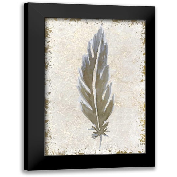 Allen, Kimberly 13x18 Black Modern Framed Museum Art Print Titled - Feather Expression 2