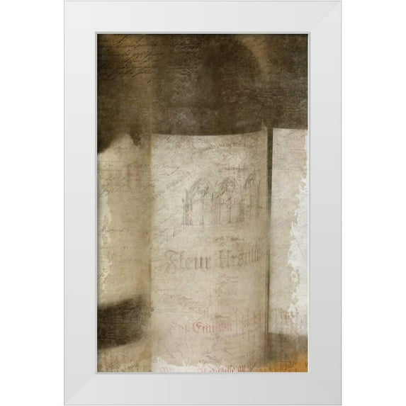 Allen, Kimberly 13x18 White Modern Wood Framed Museum Art Print Titled - Vintage Wine 1