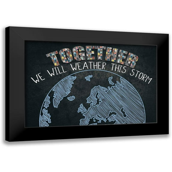 Allen, Kimberly 14x11 Black Modern Framed Museum Art Print Titled - Together We Will