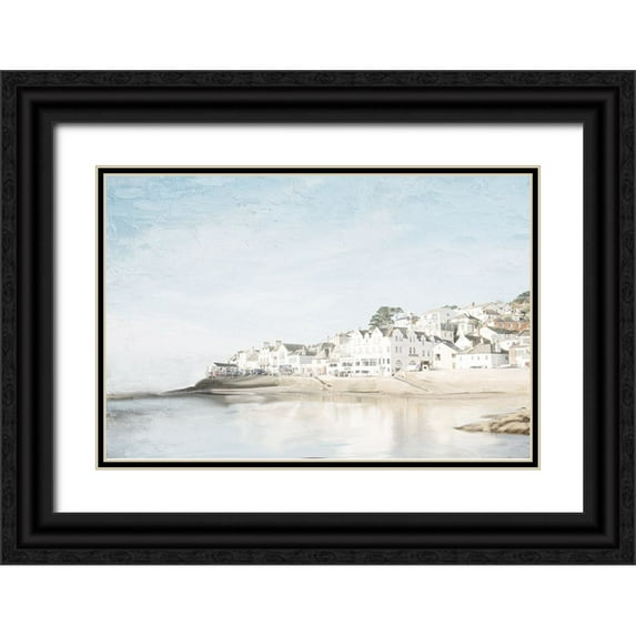 Allen, Kimberly 14x11 Black Ornate Wood Framed with Double Matting Museum Art Print Titled - Edge Of The Water