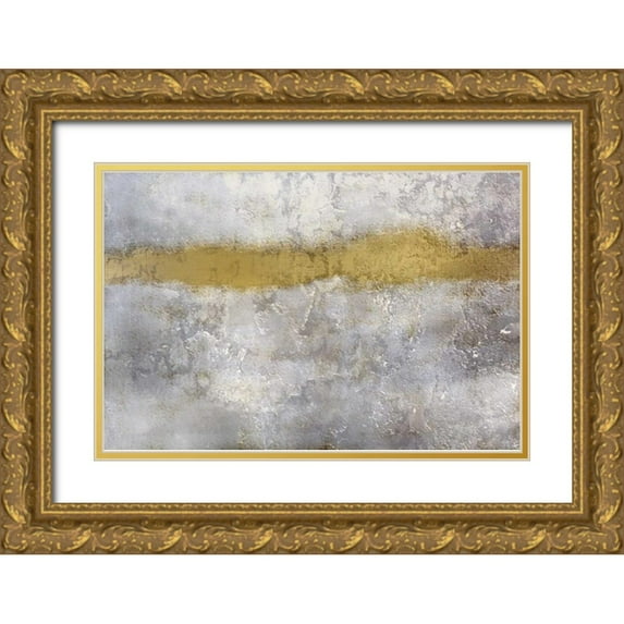 Allen, Kimberly 14x11 Gold Ornate Wood Framed with Double Matting Museum Art Print Titled - Streams of Gold
