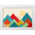 thumbnail image 1 of Allen, Kimberly 14x11 White Modern Wood Framed Museum Art Print Titled - Mountain Range 2, 1 of 4