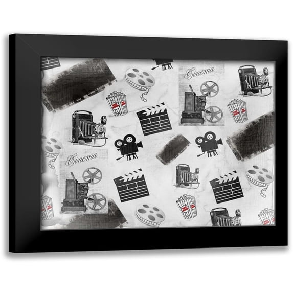 Allen, Kimberly 14x12 Black Modern Framed Museum Art Print Titled - Movie Time