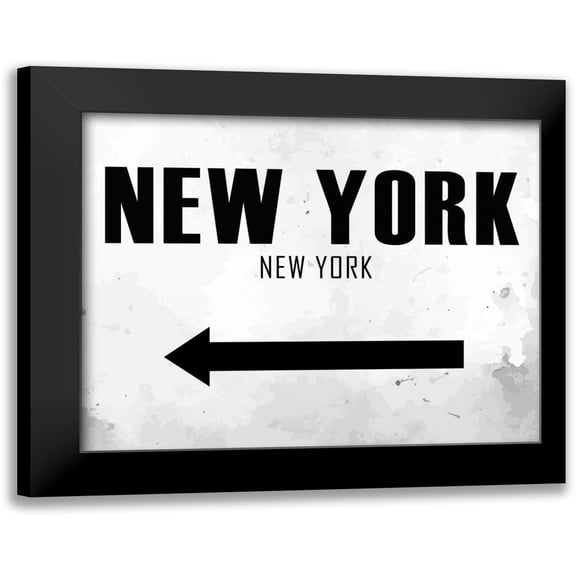 Allen, Kimberly 14x12 Black Modern Framed Museum Art Print Titled - New York Arrow