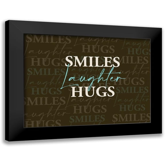 Allen, Kimberly 14x12 Black Modern Framed Museum Art Print Titled - Smiles