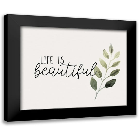 Allen, Kimberly 14x12 Black Modern Framed Museum Art Print Titled - Watercolor Sage 4