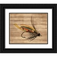 thumbnail image 1 of Allen, Kimberly 14x12 Black Ornate Wood Framed with Double Matting Museum Art Print Titled - Fly Fishing 3, 1 of 4