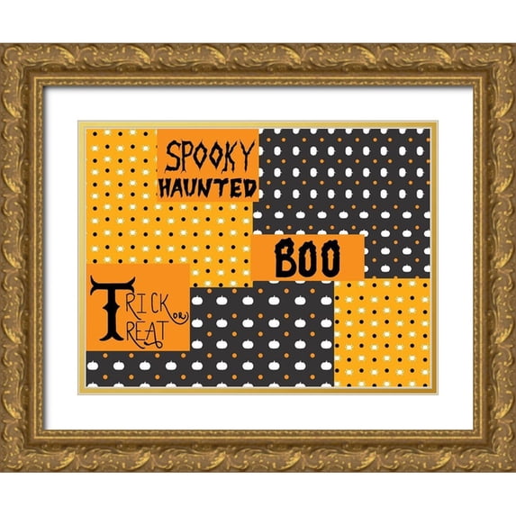 Allen, Kimberly 14x12 Gold Ornate Wood Framed with Double Matting Museum Art Print Titled - BOO