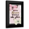 thumbnail image 1 of Allen, Kimberly 14x24 Black Modern Framed Museum Art Print Titled - Brave Wings 1, 1 of 5