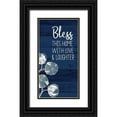 thumbnail image 1 of Allen, Kimberly 14x24 Black Ornate Wood Framed with Double Matting Museum Art Print Titled - Bless This Home, 1 of 4