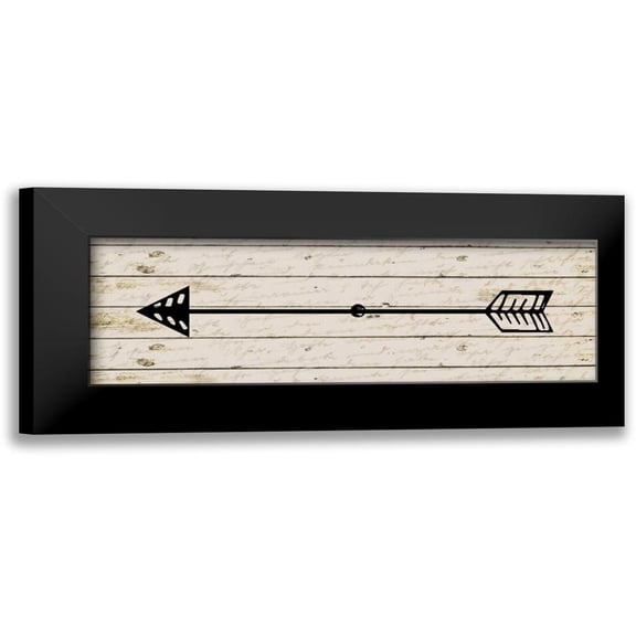 Allen, Kimberly 14x7 Black Modern Framed Museum Art Print Titled - Arrow 1