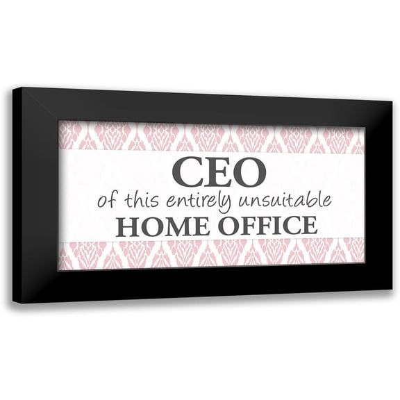 Allen, Kimberly 14x9 Black Modern Framed Museum Art Print Titled - CEO