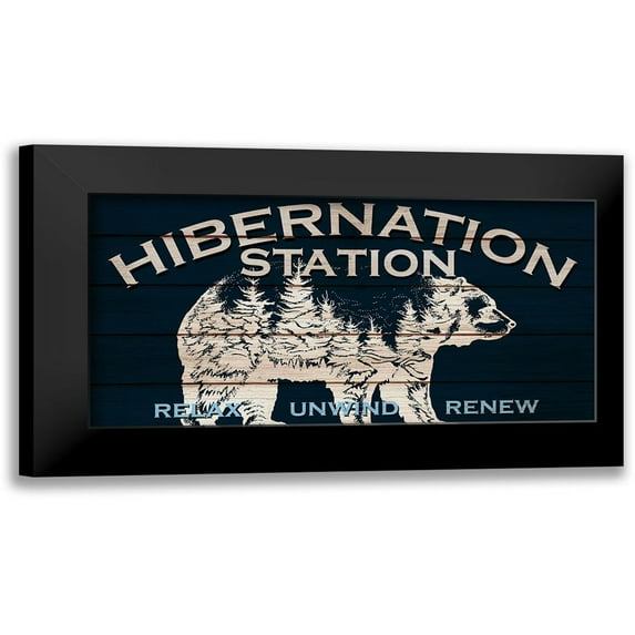Allen, Kimberly 14x9 Black Modern Framed Museum Art Print Titled - Hibernation Station