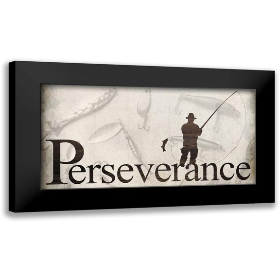 Allen, Kimberly 14x9 Black Modern Framed Museum Art Print Titled - Perseverance