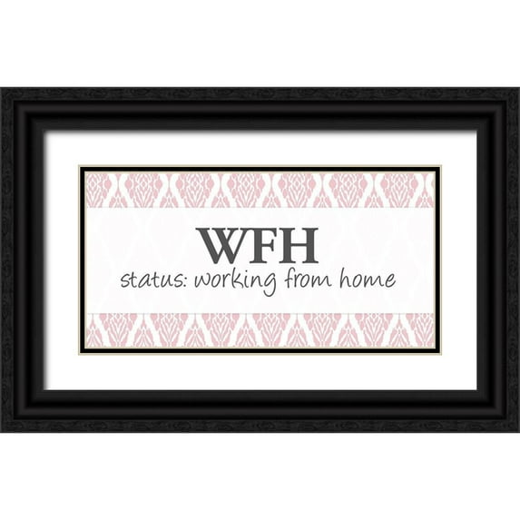 Allen, Kimberly 14x9 Black Ornate Wood Framed with Double Matting Museum Art Print Titled - WFH