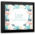 thumbnail image 1 of Allen, Kimberly 15x15 Black Modern Framed Museum Art Print Titled - Be You 3, 1 of 5