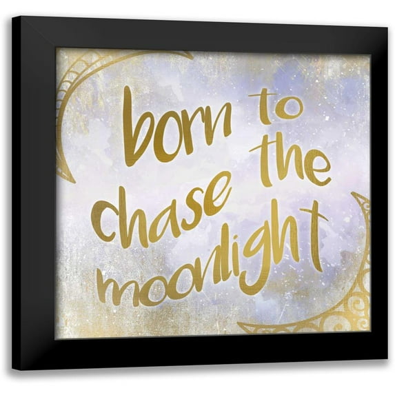 Allen, Kimberly 15x15 Black Modern Framed Museum Art Print Titled - Born to Chase
