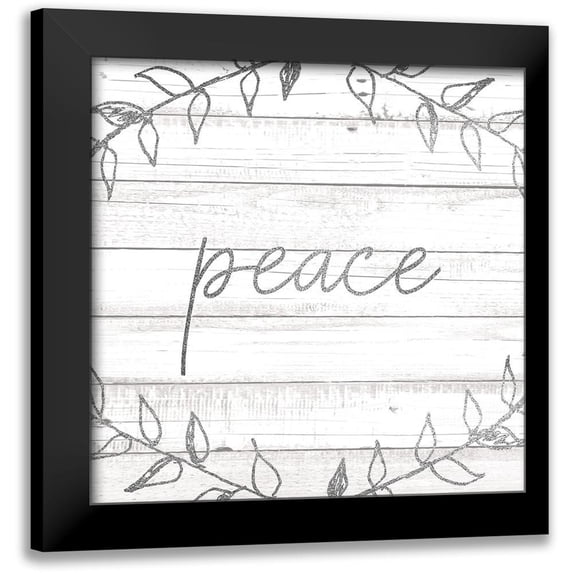 Allen, Kimberly 15x15 Black Modern Framed Museum Art Print Titled - Christmas Romance 13