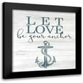 thumbnail image 1 of Allen, Kimberly 15x15 Black Modern Framed Museum Art Print Titled - Let Love Hope 1, 1 of 5