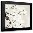 thumbnail image 1 of Allen, Kimberly 15x15 Black Modern Framed Museum Art Print Titled - Magnolias, 1 of 5