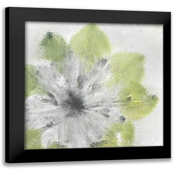 Allen, Kimberly 15x15 Black Modern Framed Museum Art Print Titled - Soft Blooming Yellow 2