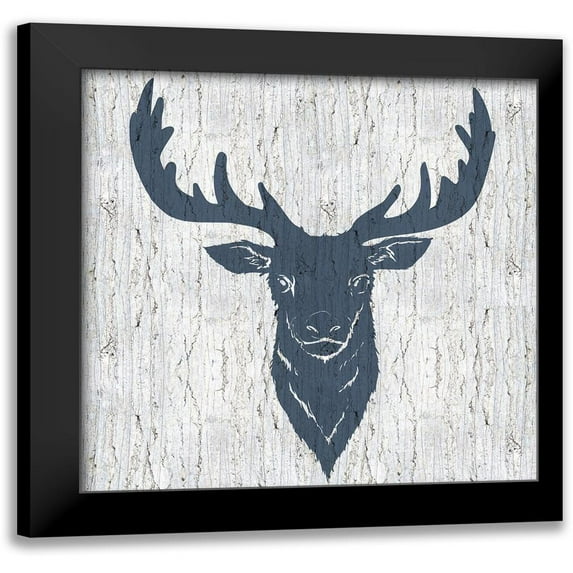 Allen, Kimberly 15x15 Black Modern Framed Museum Art Print Titled - Stag