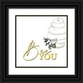 thumbnail image 1 of Allen, Kimberly 15x15 Black Ornate Wood Framed with Double Matting Museum Art Print Titled - Bee 2, 1 of 4
