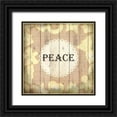 thumbnail image 1 of Allen, Kimberly 15x15 Black Ornate Wood Framed with Double Matting Museum Art Print Titled - Christmas Peace, 1 of 4