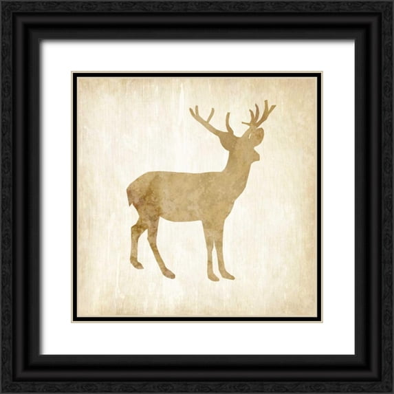 Allen, Kimberly 15x15 Black Ornate Wood Framed with Double Matting Museum Art Print Titled - In the Wild 3