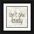 thumbnail image 1 of Allen, Kimberly 15x15 Black Ornate Wood Framed with Double Matting Museum Art Print Titled - Lovely, 1 of 4