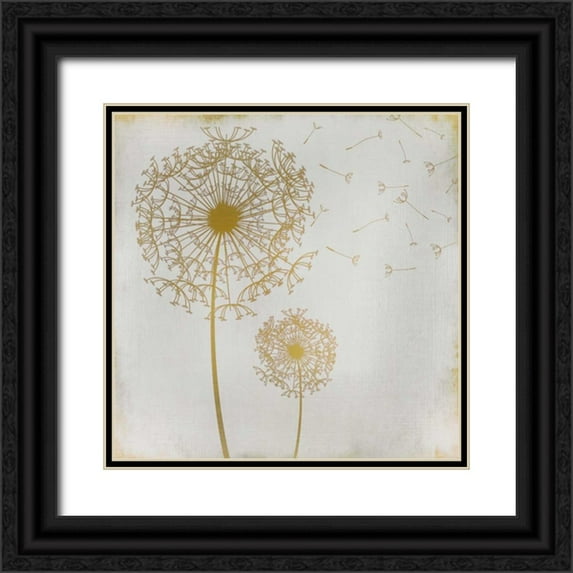 Allen, Kimberly 15x15 Black Ornate Wood Framed with Double Matting Museum Art Print Titled - Make a Wish 1