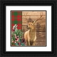 thumbnail image 1 of Allen, Kimberly 15x15 Black Ornate Wood Framed with Double Matting Museum Art Print Titled - Woodland Christmas Square 1, 1 of 4