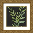 thumbnail image 1 of Allen, Kimberly 15x15 Gold Ornate Wood Framed with Double Matting Museum Art Print Titled - Black Greens 1, 1 of 4