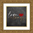 thumbnail image 1 of Allen, Kimberly 15x15 Gold Ornate Wood Framed with Double Matting Museum Art Print Titled - Love Always 1, 1 of 4