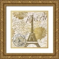 thumbnail image 1 of Allen, Kimberly 15x15 Gold Ornate Wood Framed with Double Matting Museum Art Print Titled - Mon Amour C, 1 of 4