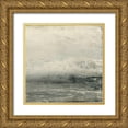 thumbnail image 1 of Allen, Kimberly 15x15 Gold Ornate Wood Framed with Double Matting Museum Art Print Titled - Ocean Storm 2, 1 of 4