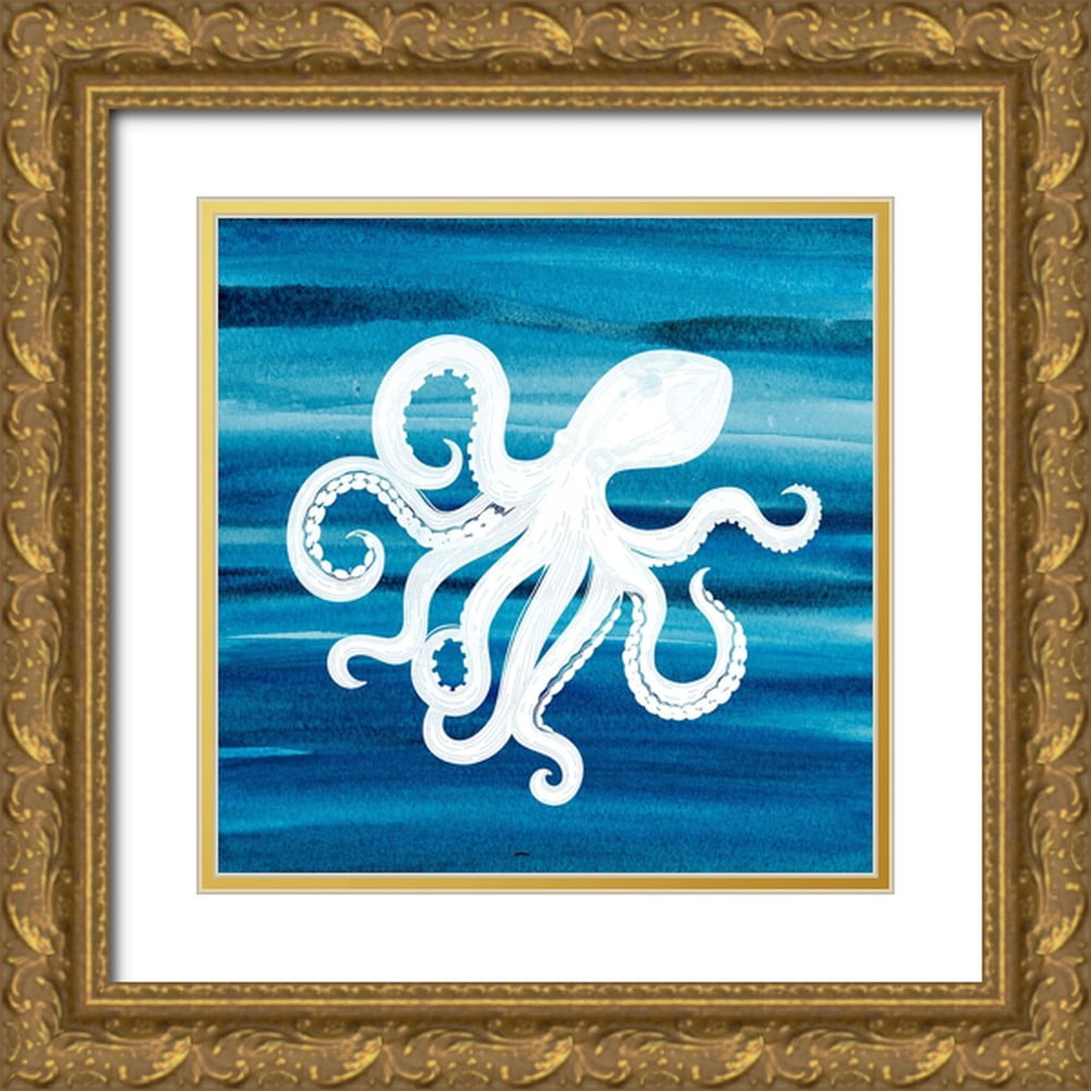 Allen, Kimberly 15x15 Gold Ornate Wood Framed with Double Matting ...