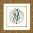 thumbnail image 1 of Allen, Kimberly 15x15 Gold Ornate Wood Framed with Double Matting Museum Art Print Titled - Pressed Leaf 1, 1 of 4